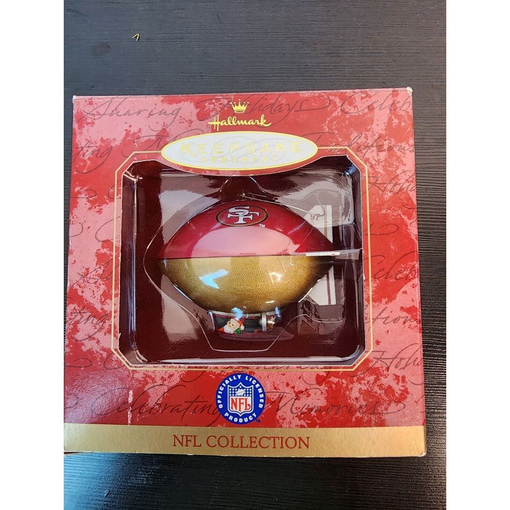 Hallmark Keepsake Ornament NFL Collection '97 San Francisco 49ers‎ Blimp 05522